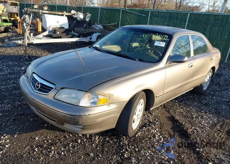 2002 Mazda 626 Lx из США, поврежденный, VIN 1YVGF22C125307001